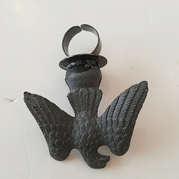 GASOLINE GLAMOUR PATINA EAGLE RING - Picture 2 of 5